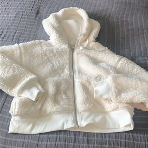 Athleta cozy Sherpa reversible Jacket Medium